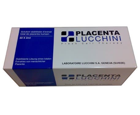 Lucchini Placenta Swiss 2ml X 50 Ampoules